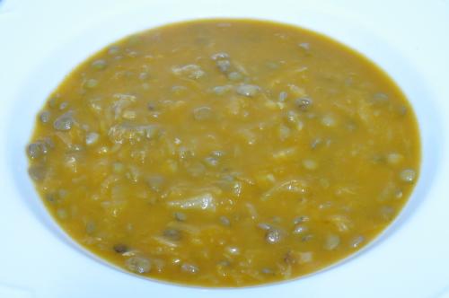 Čočková polévka s rajčatovým protlakem – Snadné recept z Česko kuchyně, hotový za 30 - 45 minut